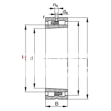 圆柱滚子轴承 NNU4934-S-K-M-SP, 根据 DIN 5412-4 标准的主要尺寸, 非定位轴承, 双列，带锥孔，锥度 1:12 ，可分离, 带保持架，减小的径向内部游隙，限制公差